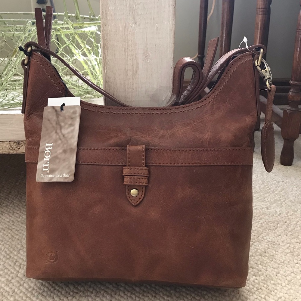 NWT Born genuine leather bag
